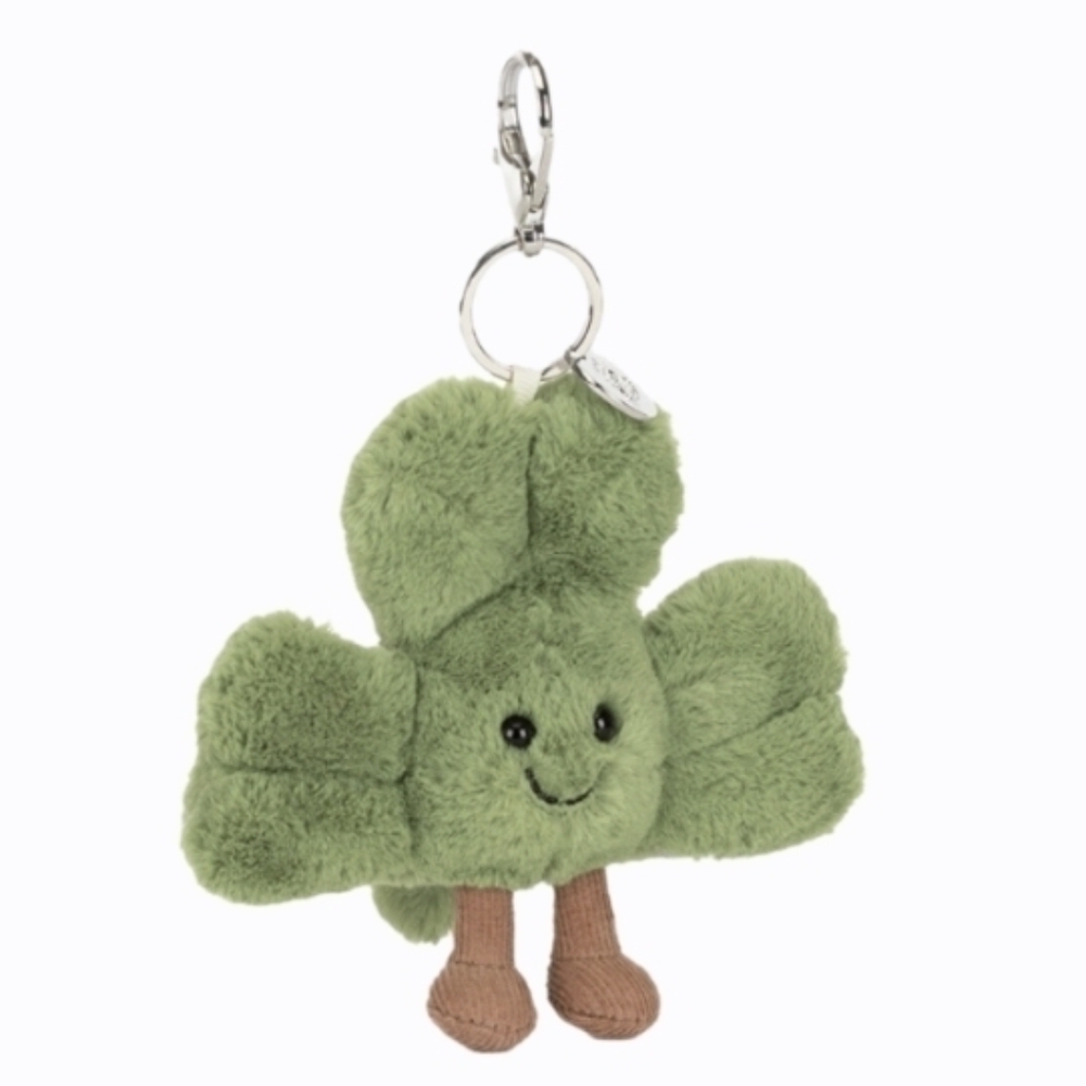 Amuseables Siofra Shamrock Bag Charm Soft & Plush BNWT Authentic
